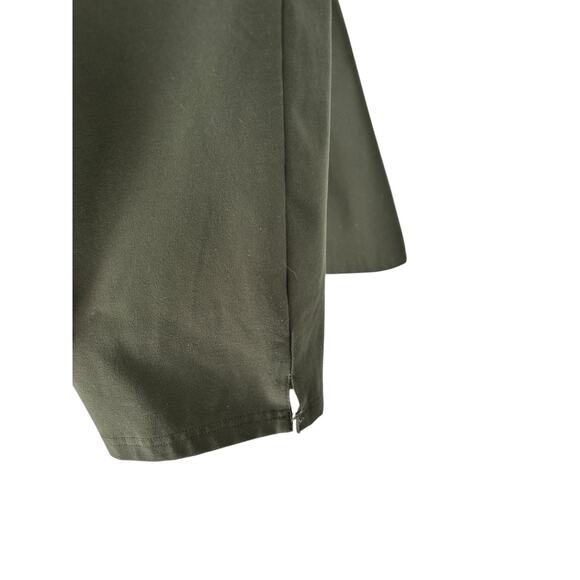 joie pull on cropped ankle pants trousers casual Athleisure Large Stretch Olive - Picture 4 of 6